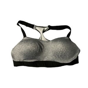 Pink active sports bra